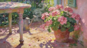 Визуальные поэмы - Клод Моне `Жизнь керамики  при солнечном свете`