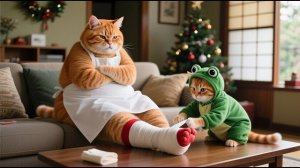 Мама-Кошка Кричит, когда Мышеловка Джинджер попадает Ей в Ногу! 😂🐾 Забавная история Кошачьей семьи