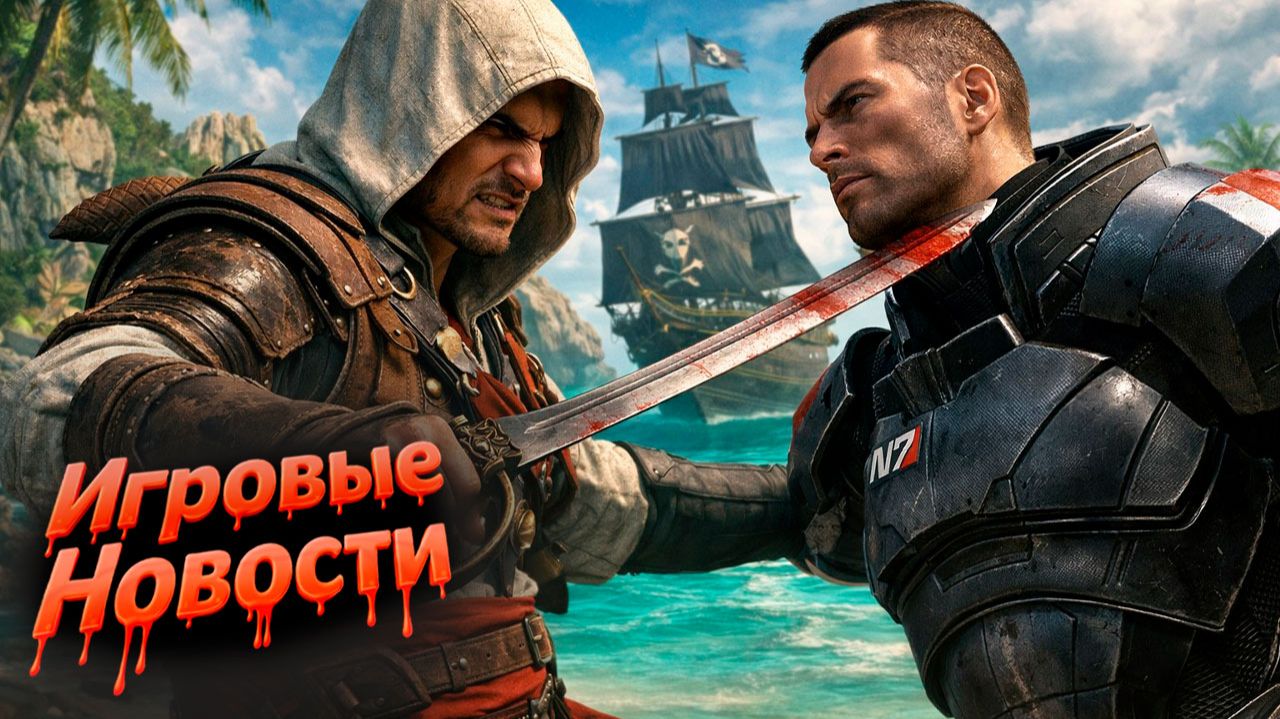 НЕВЕРОЯТНЫЕ ИГРОВЫЕ НОВОСТИ: Ремейк Assassin's Creed Black Flag, Фильм по Resident Evil, Uncharted 5