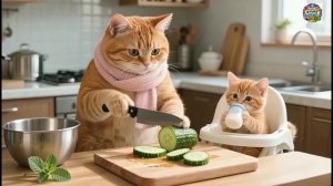 Они это сделали! Коты уничтожили мой пряничный шедевр 😱