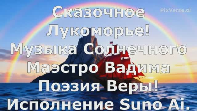 Сказочное Лукоморье!  Вера и Вадим Солнечный Маэстро! Песня в исполнение Suno AI