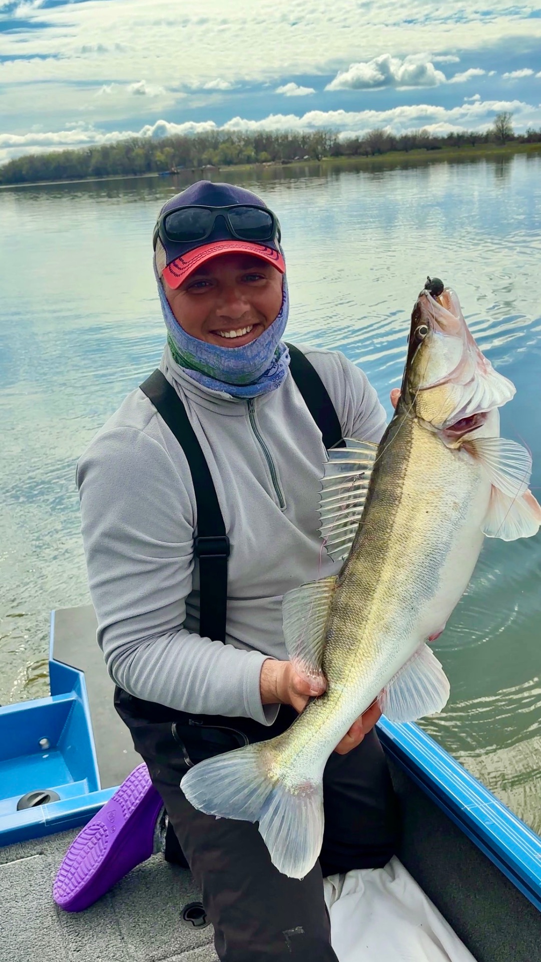 Астраханский судак в апреле