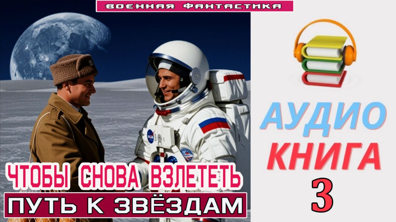#Аудиокнига. «ЧТОБЫ СНОВА ВЗЛЕТЕТЬ -3! Путь к звёздам». КНИГА 3. #Попаданцы#БоеваяФантастика