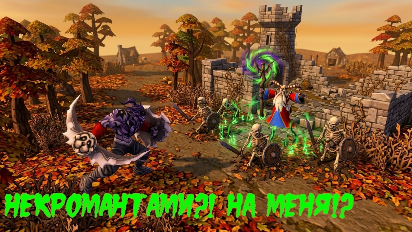 ЧТО??!!Некромантами на Эльфа?!