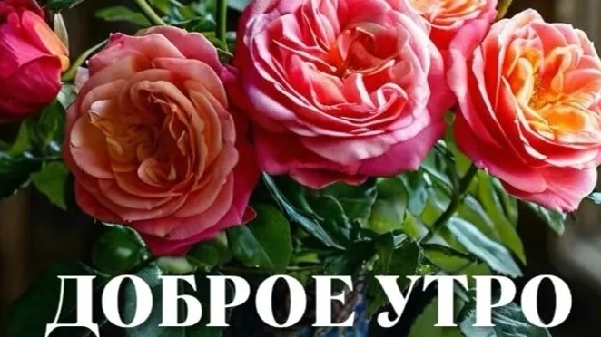 Доброе апрельское утро. Красивая музыкальная открытка.