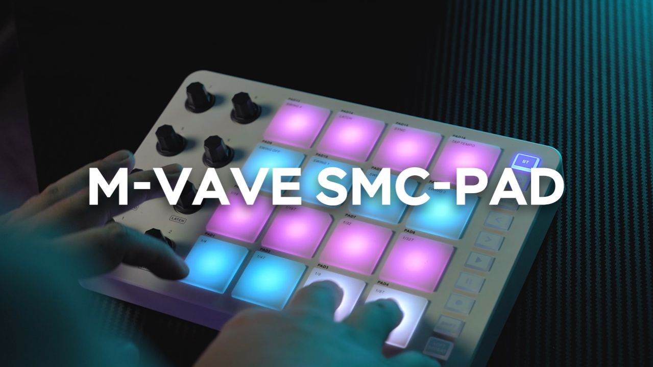 M-VAVE MIDI беспроводной контроллер с RGB-пэдами SMC-PAD