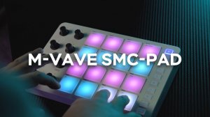 M-VAVE MIDI беспроводной контроллер с RGB-пэдами SMC-PAD