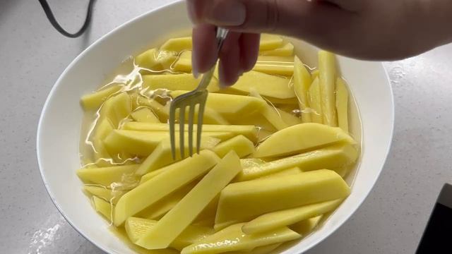 Готовлю картошку как в ресторане, заливаю горячей водой