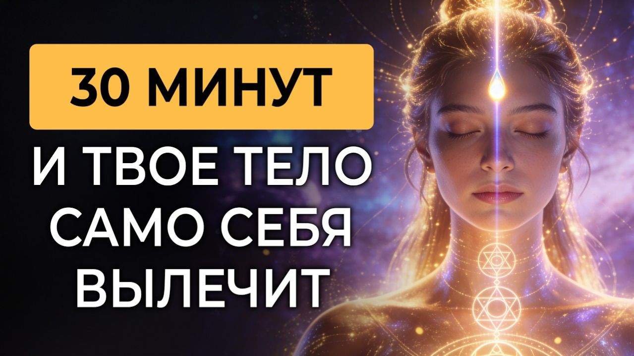 30 минут и Твое Тело Само Себя Вылечит Медитация Частоты Полной Регенерации 5D