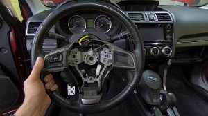Снятие руля Subaru Forester 2016 года