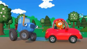 🍿 Синий Трактор Помощник - Котёнок Котэ песенки про машинки