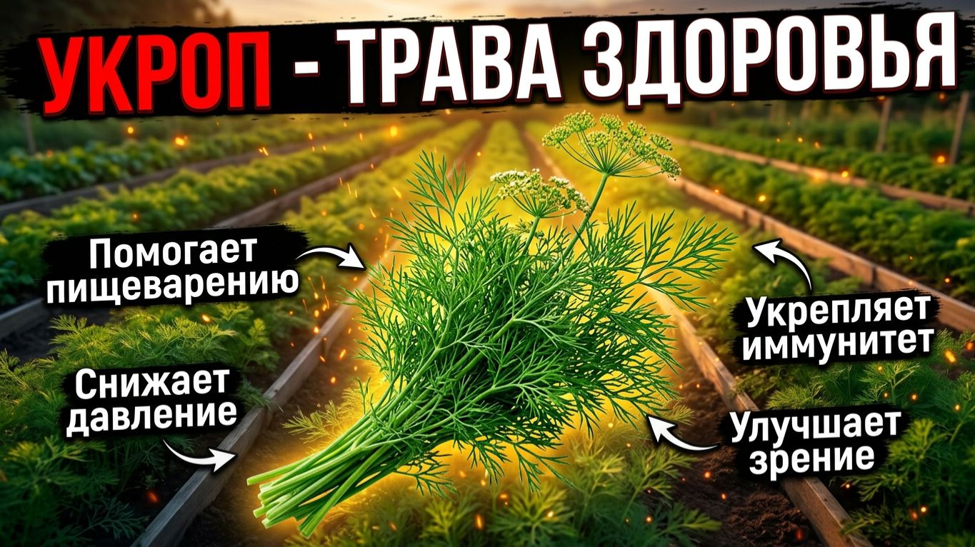 Почему стоит есть укроп каждый день #здоровье #питание