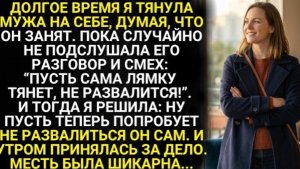 Долгое время я тянула мужа на себе, думая, что он занят. Пока не подслушала его разговор и смех!