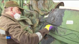 «Победили коррозию»: «Вести» побывали на месте реставрации памятника Салавату Юлаеву