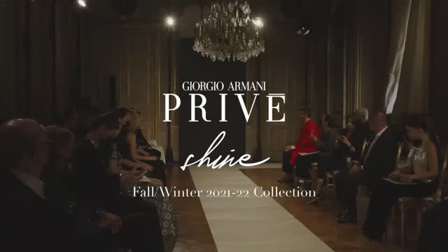 Показ женской коллекции Giorgio Armani Privé осень-зима 2021-2022