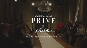 Показ женской коллекции Giorgio Armani Privé осень-зима 2021-2022
