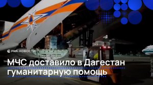 МЧС доставило в Дагестан гуманитарную помощь