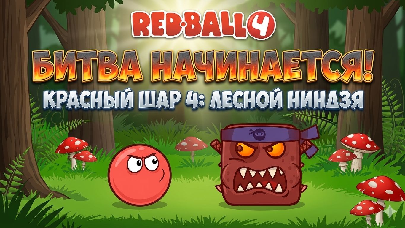 Красный шарик ред бол 4 прохождение игры #2 | игровые мультфильмы, видео для детей