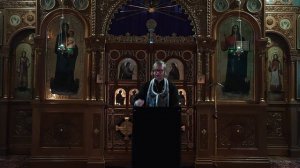 Проповедь на утрени в Великой Пятницы. 09.04.2026