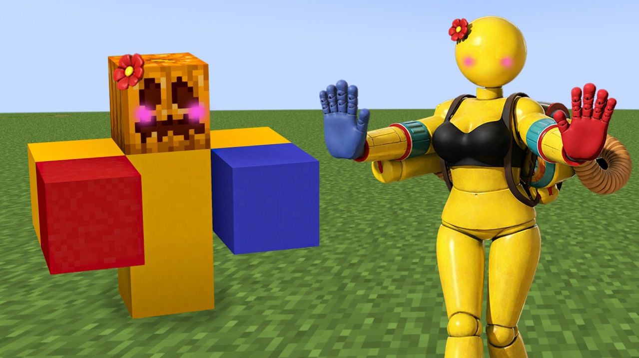 Poppy Playtime для ДЕВОЧЕК-ИГРОКОВ в Minecraft PE!!