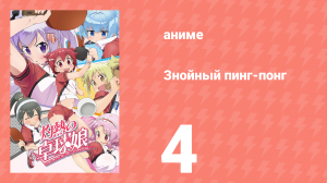Знойный пинг-понг 4 серия (аниме-сериал, 2016)