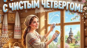Со светлым чистым четвергом. Самая лучшая музыкальная открытка.