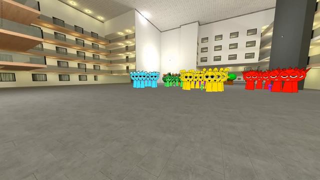 Вся семья Спрунки утратила свои способностив GARRY MOD