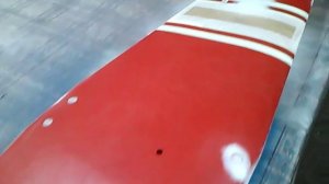 №69- Замаскировал крыло снизу для под краски красным цветом.