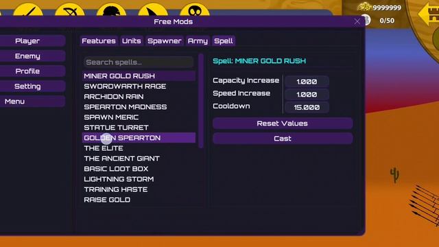 New Mod Menu - Stick War Legacy V2026.1565