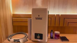 Солегенератор Steamlux для бани сауны и хамам с функцией ароматизации пара (воздуха)