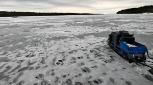 Закрываю сезон, ставлю жерлицы, заготовил дров