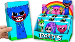 💖Бумажный DIY💖 Поппи Плейтайм x СПРУНКИ Слепые коробки 🎁 Распаковка ЗАБАВНОЙ коробки ХАГГИ ВАГГИ