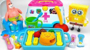 Приятная распаковка игрушек Доктора ГУБКИ БОБА, игра скорая помощь ASMR