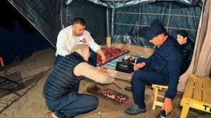 ПАЛАТКА. 3-серия. ЁМҒИРДА ҚОЛДИК. WE WERE STUCK IN THE RAIN WITH THE TENT.