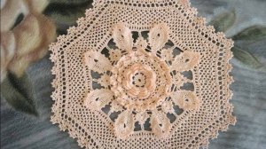 САЛФЕТКА С ОБЪЕМНЫМ ЦВЕТКОМ. ЧАСТЬ 3