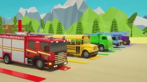 Десять в постели, помой школьный автобус, детские стишки и песенки.