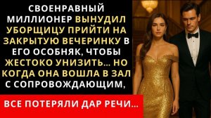 Истории из жизни| Миллионер решил посмеяться над уборщицей |Аудио рассказы|Жизненные истории