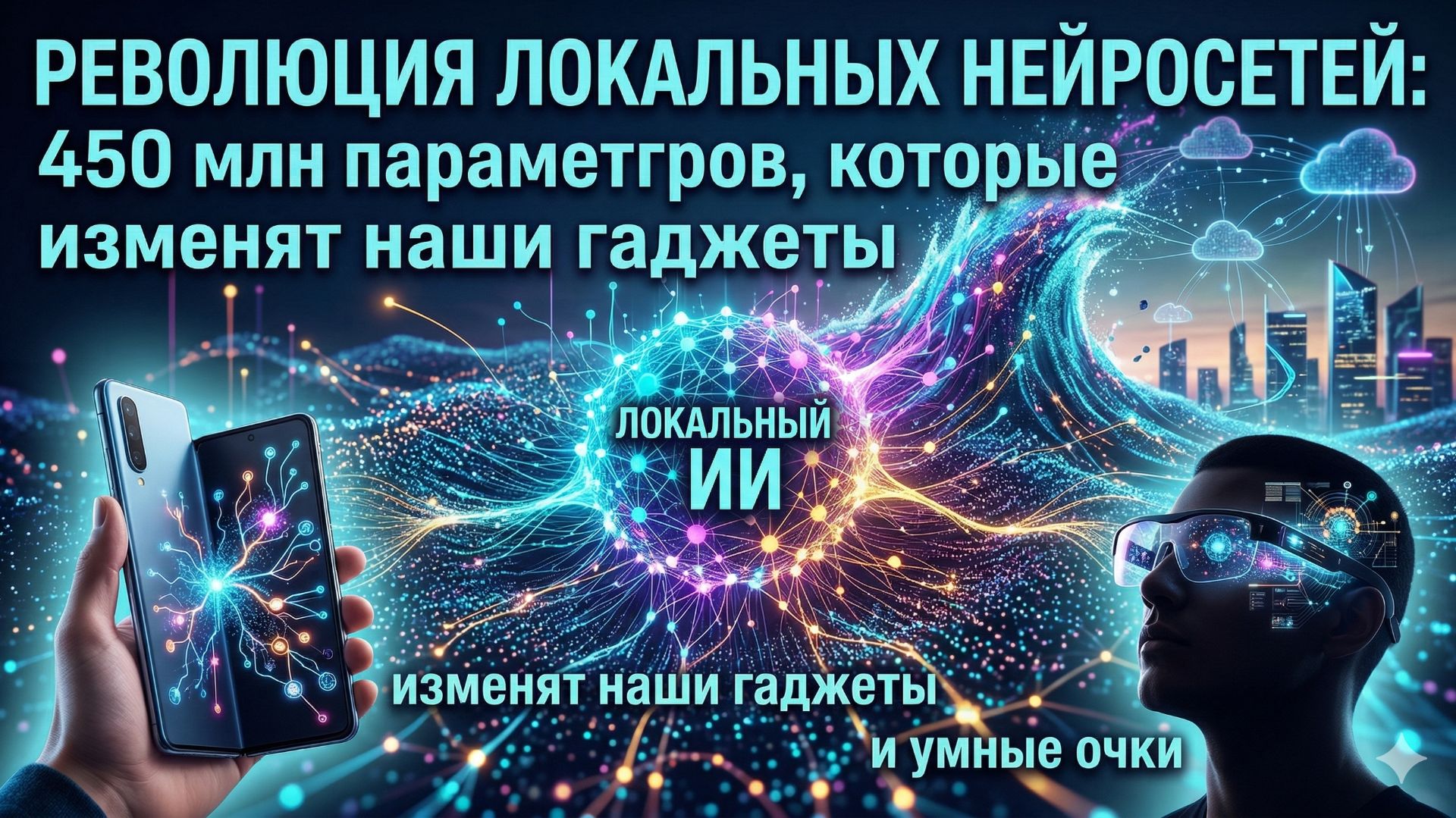 Революция локальных нейросетей 450 млн параметров, которые изменят наши гаджеты и умные очки