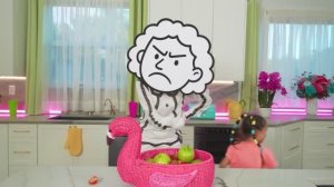 Настя с друзьями попали в бумажный мир