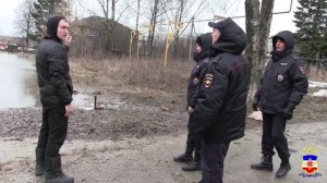 В Республике Марий Эл полицейские обеспечивают безопасность граждан в период весеннего паводка