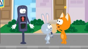 🍿 Котенок Котэ  - Песенка мультик для малышей про правила безопасности на дороге