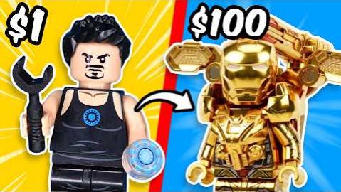 Я сравнил минифигурки Железного человека ЛЕГО за 1 и 100 долларов...
