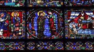 Библия в живописи. Витражи средневековья