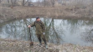 Свой пруд, вода пришла из-под земли! Жизнь в деревне