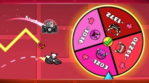 Гонка на РУЛЕТКЕ ХУДШИХ УРОВНЕЙ в Geometry Dash