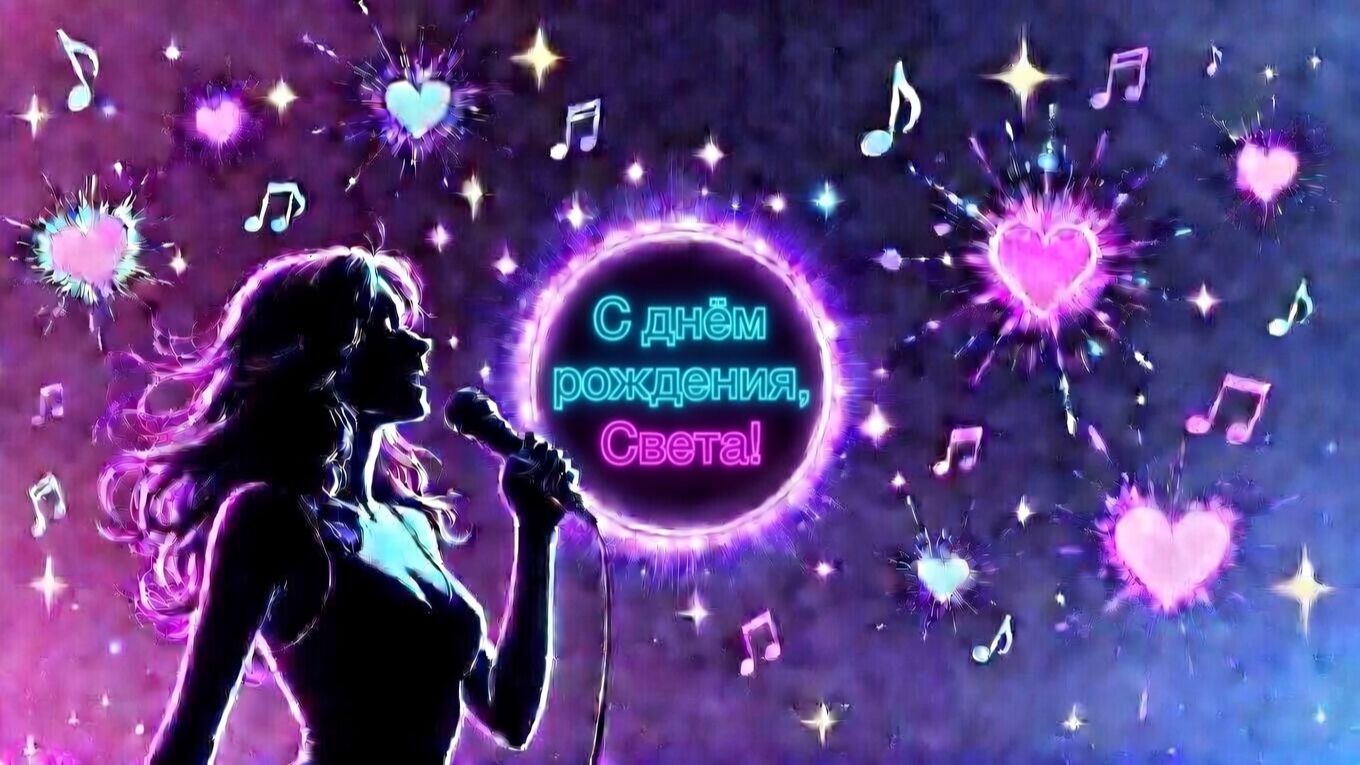 С днём рождения,  Света! 🎉#Remix #SunoAl #Original #ПопНаSuno #AIMузыка  #красивыепоздравления