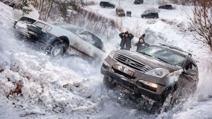 Царь горы!Пузотёрка Audi quattro против внедорожников Rexton, Нива не смогла