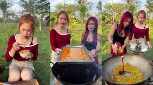 Потрясающий рецепт жареного во фритюре яйца для риса стир-фрай.