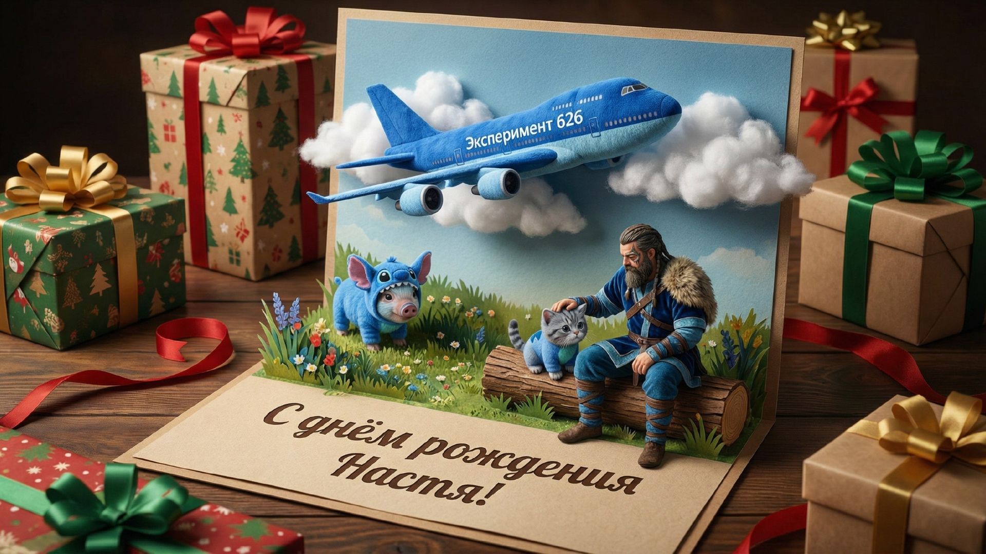 С днём рождения Настя!