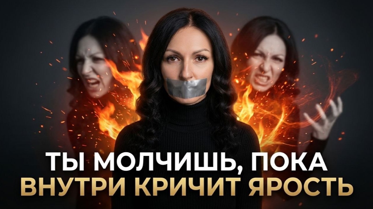 Ты молчишь , когда внутри кричит ярость